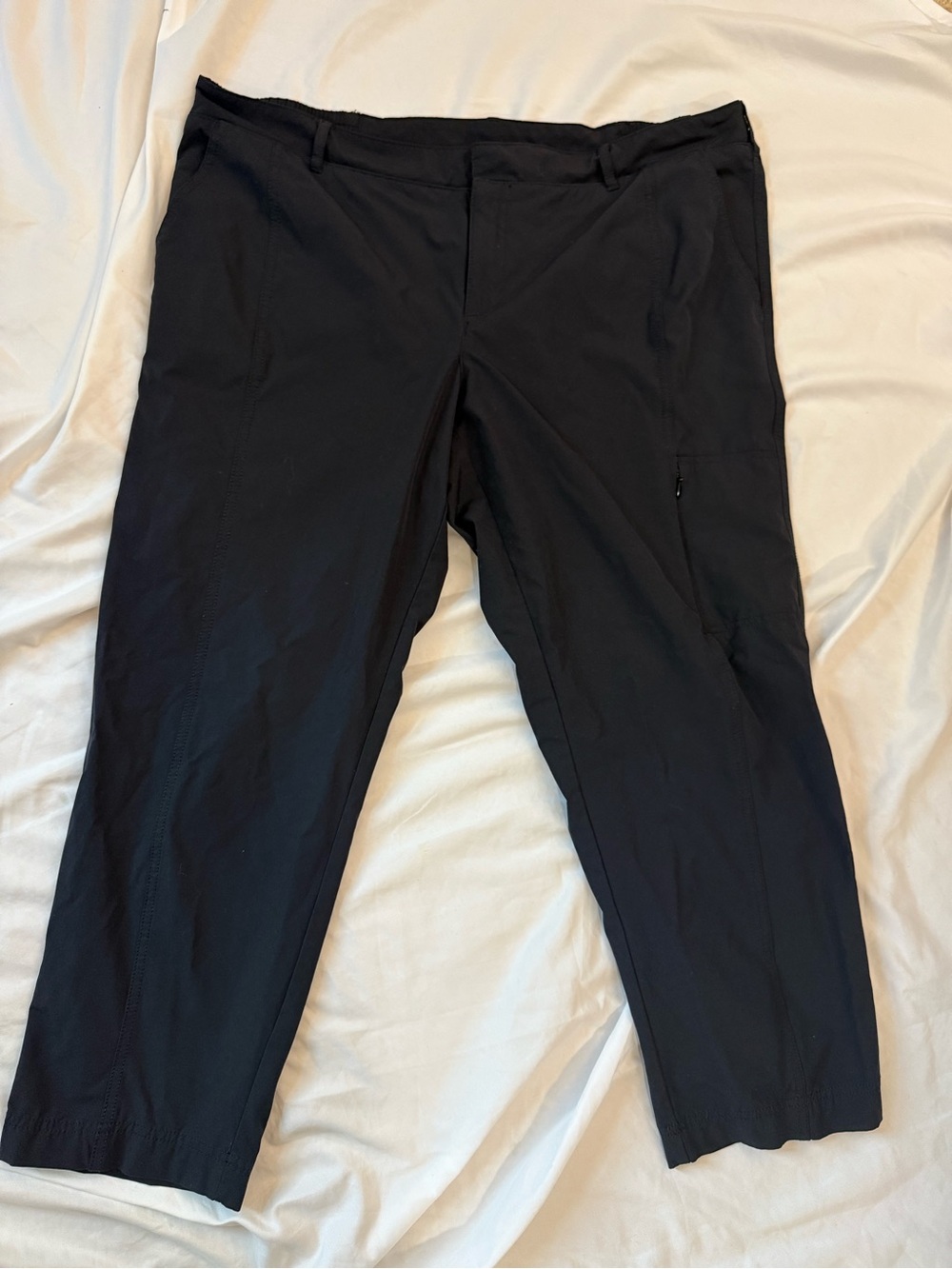 Kirkland Signature Black Ladies Travel Pant Quick Dry Fabric Outdoor Adventutes